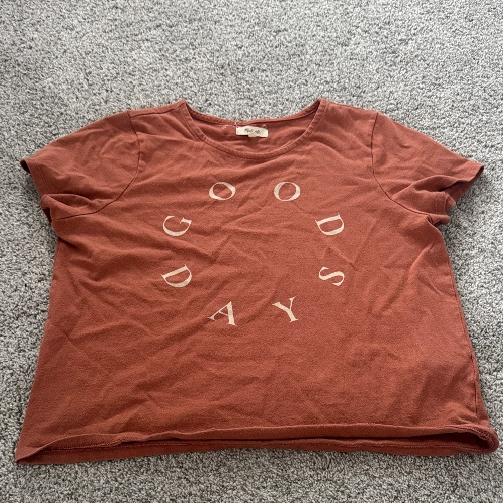 Madewell - medium - Good Days Rust Brown Women's Top